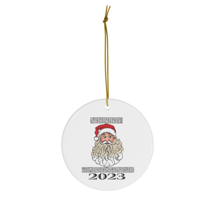 Ownflowers Own flowers Santa ceramic ornament